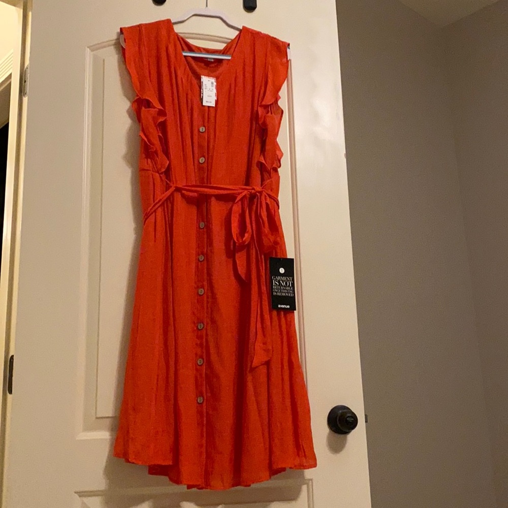 Coral dress